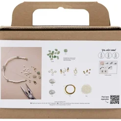 Creativ Company - Mini DIY Kit Smykker, Aventurinhalskæde og -armbånd, 1 pk.