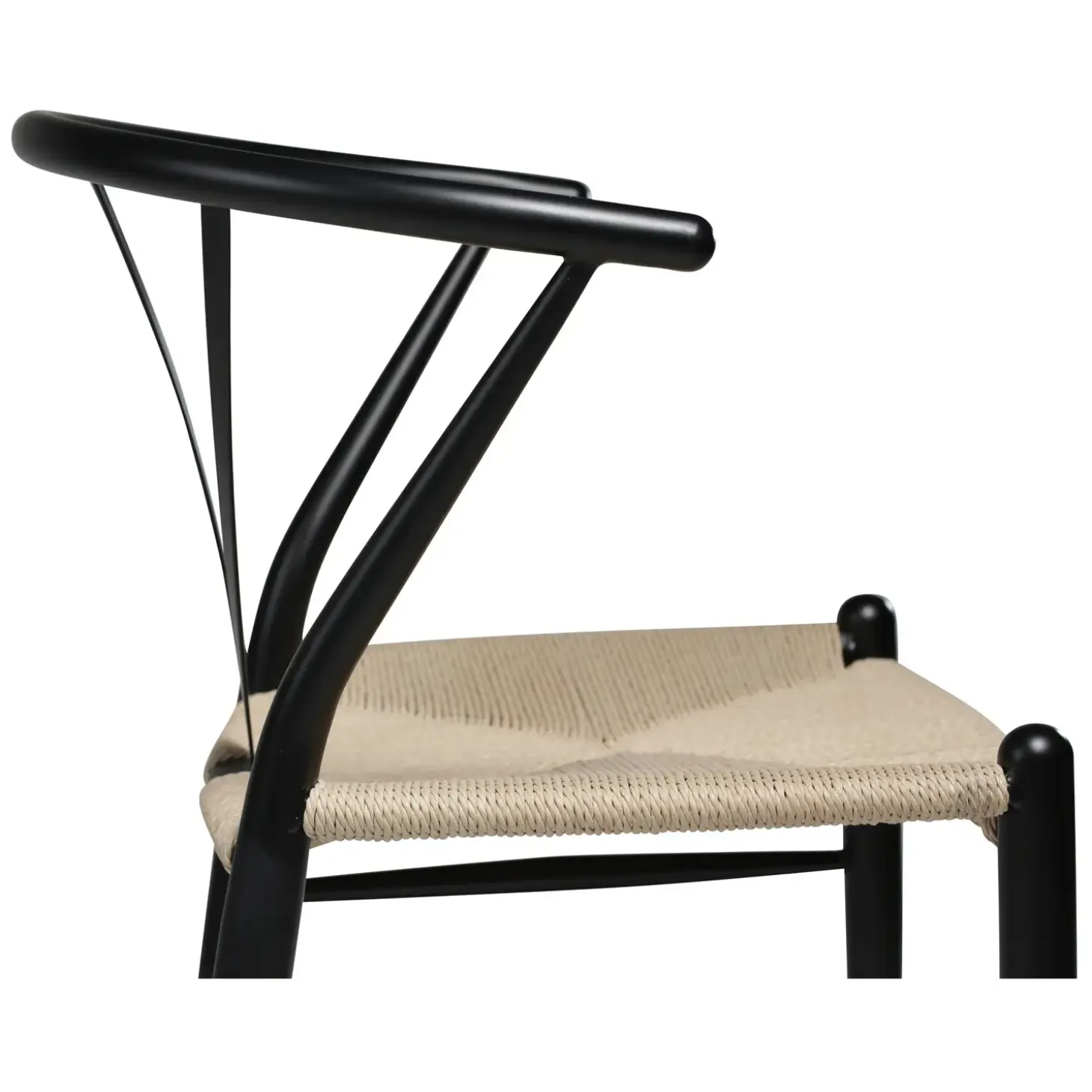 DAN-FORM - DELTA Stol - Natur Rattan/Sort Lak