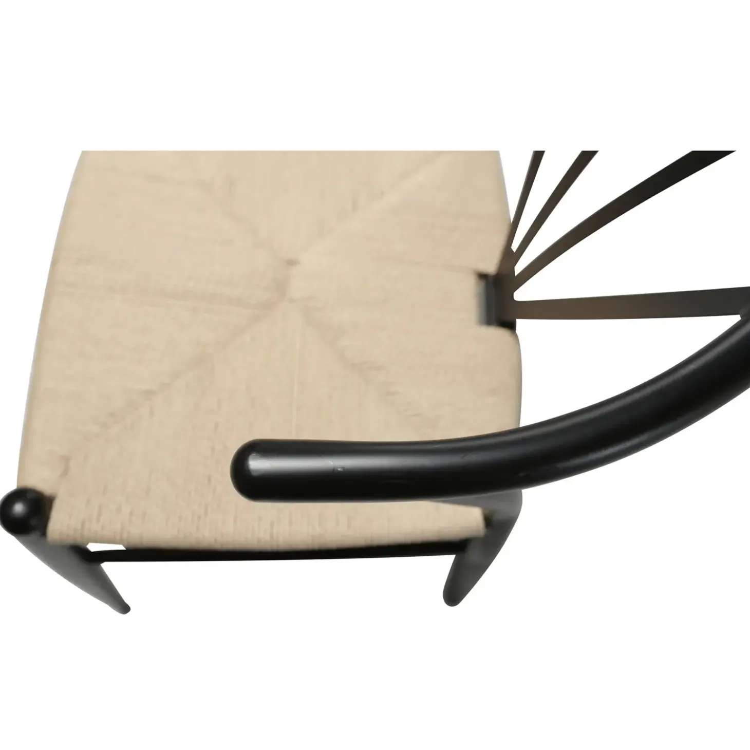 DAN-FORM - DELTA Stol - Natur Rattan/Sort Lak