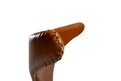 DAN-FORM - DOLPHIN Stol - Vintage lysebrun kunstlæder