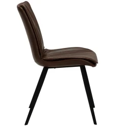 DAN-FORM - FIERCE Stol - Vintage cocoa kunstlæder