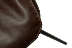 DAN-FORM - FIERCE Stol - Vintage cocoa kunstlæder