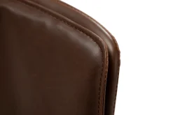 DAN-FORM - FIERCE Stol - Vintage cocoa kunstlæder