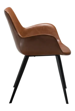 DAN-FORM - HYPE Stol - Vintage Lysebrun kunstlæder