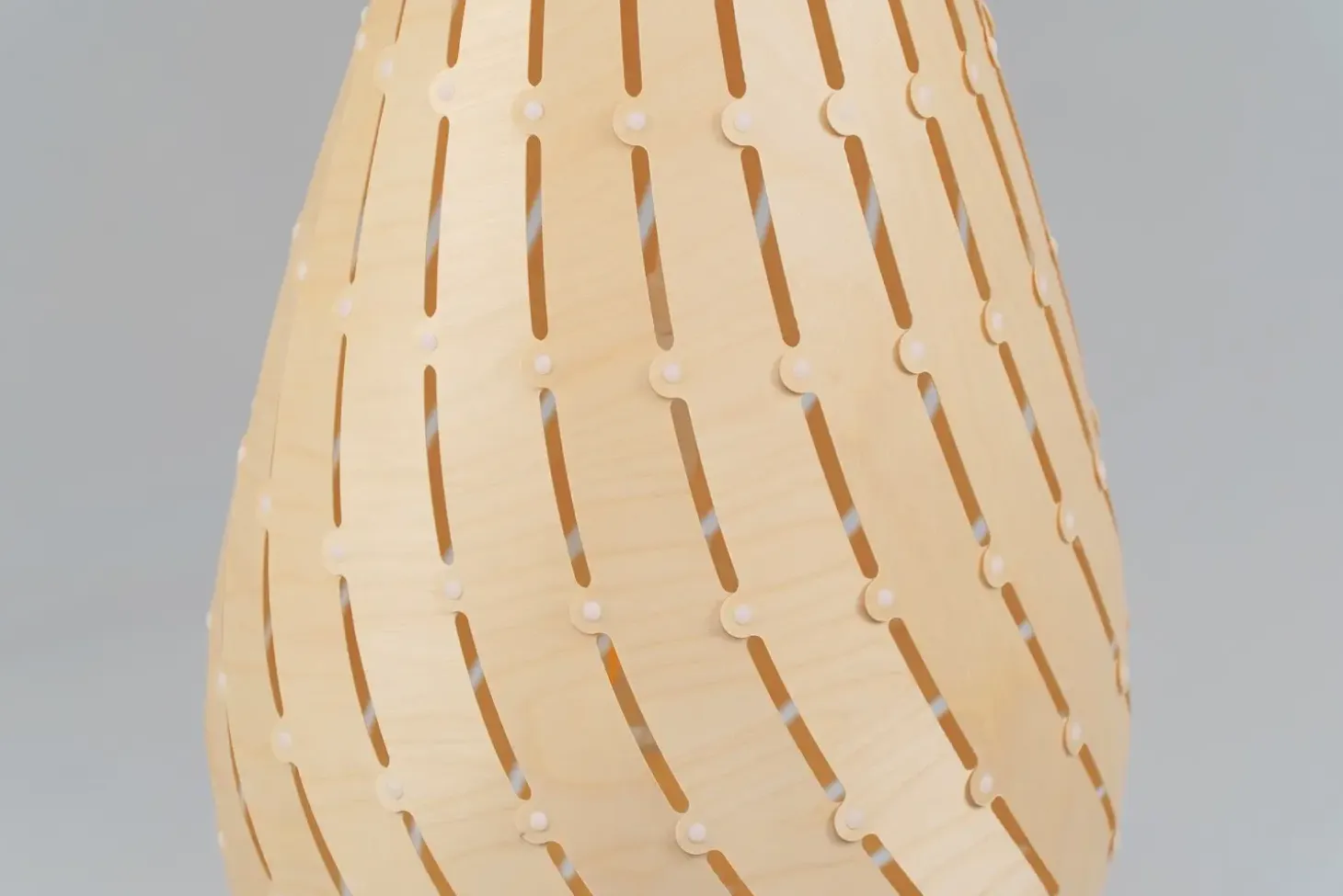 David Trubridge - Ebb Drop Lampe, natur