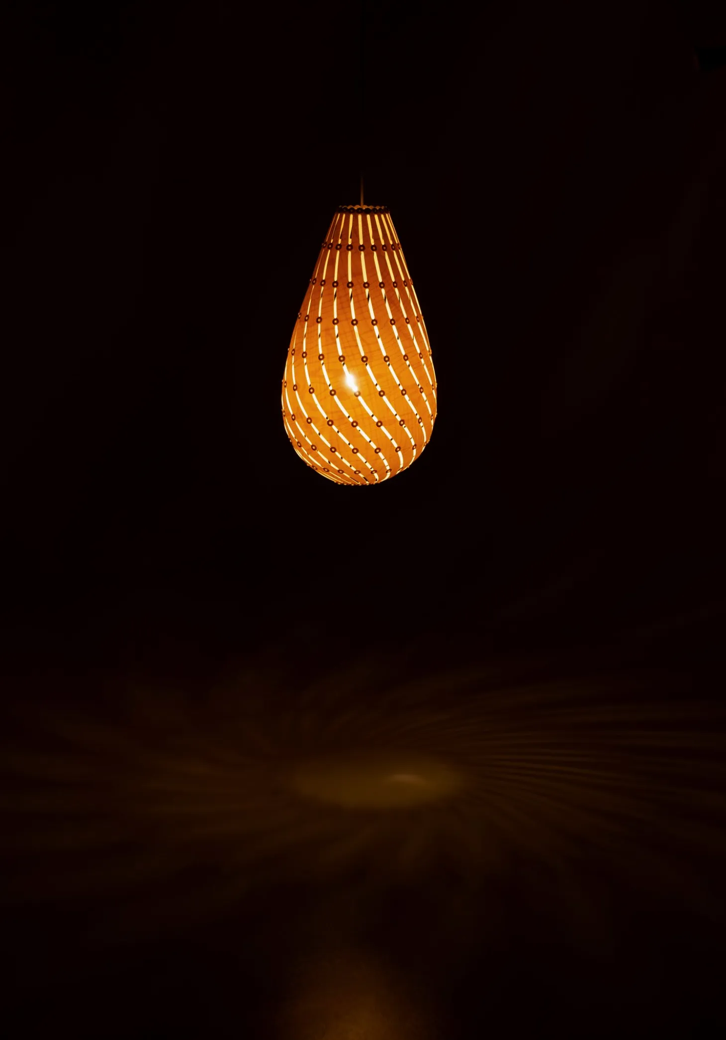 David Trubridge - Ebb Drop Lampe, natur