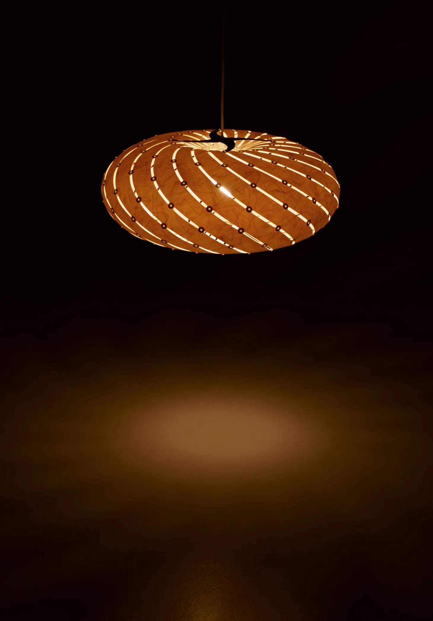 David Trubridge - Ebb Swell Lampe, natur