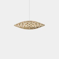 David Trubridge - Flax Pendel - Bamboo, 80 cm