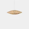David Trubridge - Flax Pendel - Orange, 80 cm