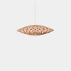 David Trubridge - Flax Pendel - Red, 80 cm