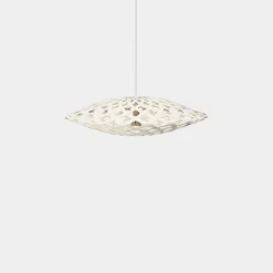 David Trubridge - Flax Pendel - White/White, 80 cm