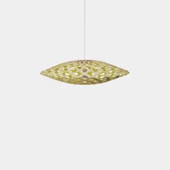 David Trubridge - Flax Pendel - Lime, 80 cm