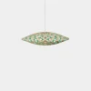 David Trubridge - Flax Pendel - Aqua, 80 cm