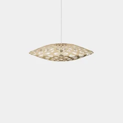 David Trubridge - Flax Pendel - Hvid/natur, 80 cm