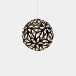 David Trubridge - Floral Pendel - Sort/natur Ø 80 cm