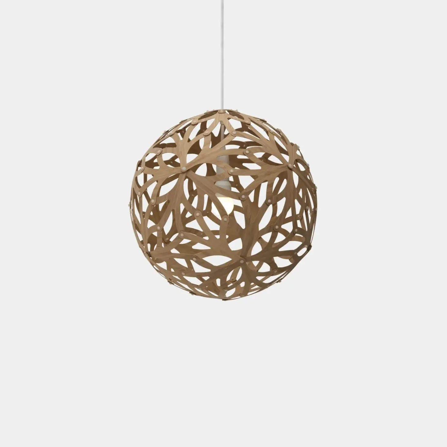 David Trubridge - Floral Pendel - Caramel Ø 40 cm