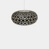 David Trubridge - Snowflake 80 cm - Black/Natur - sort/natur