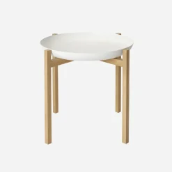 Design House Stockholm - Lille Bord - Tablo - Hvid/eg - Høj