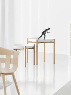 Design House Stockholm - Lille Bord - Tablo - Hvid/eg - Høj
