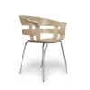 Design House Stockholm stol - Wick stol i eg sæde/krom ben