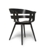 Design House Stockholm stol - Wick stol i sort ask sæde/sort ask ben