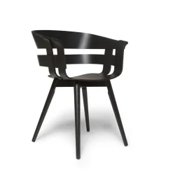 Design House Stockholm stol - Wick stol i sort ask sæde/sort ask ben