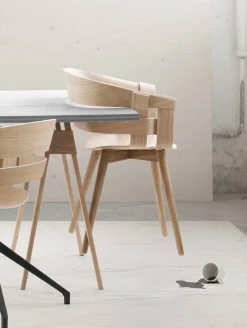 Design House Stockholm stol - Wick stol i eg sæde/eg ben