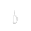 Design Letters - Bogstav vedhæng H10 - "D" - Sterlingsølv