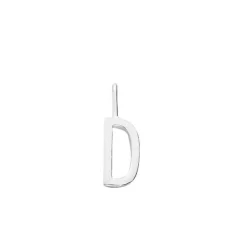Design Letters - Bogstav vedhæng H10 - "D" - Sterlingsølv