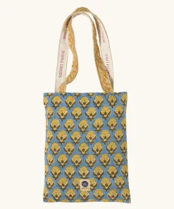 Doing Goods - Dug / sengetæppe - Blue Emma - 220 x 140 cm