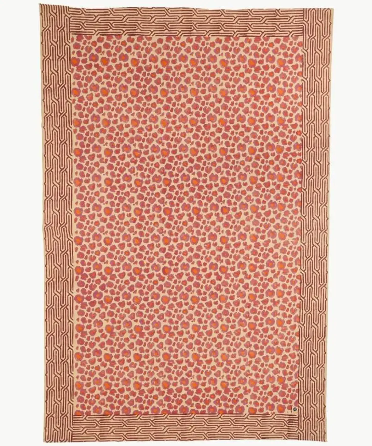Doing Goods - Dug / sengetæppe - Pink Leopard - 220 x 140 cm