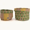 Doing Goods - Emma Fabric Basket Set - kurvesæt 2 stk.