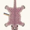 Doing Goods - Lilly Leopard Gulvtæppe - Small - Pink - 92 x 62 cm