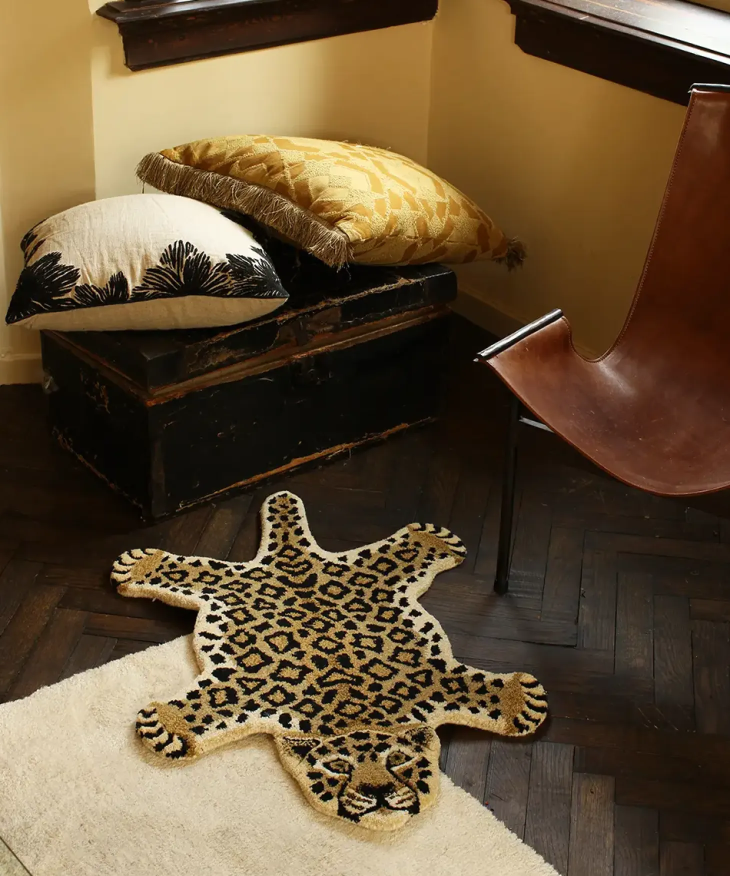 Doing Goods - Loony Leopard tæppe - Small - 92 x 63 cm