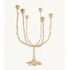 Doing Goods - Lysestage - 6 armet lysestage - Misty Multi - Messing/Brass