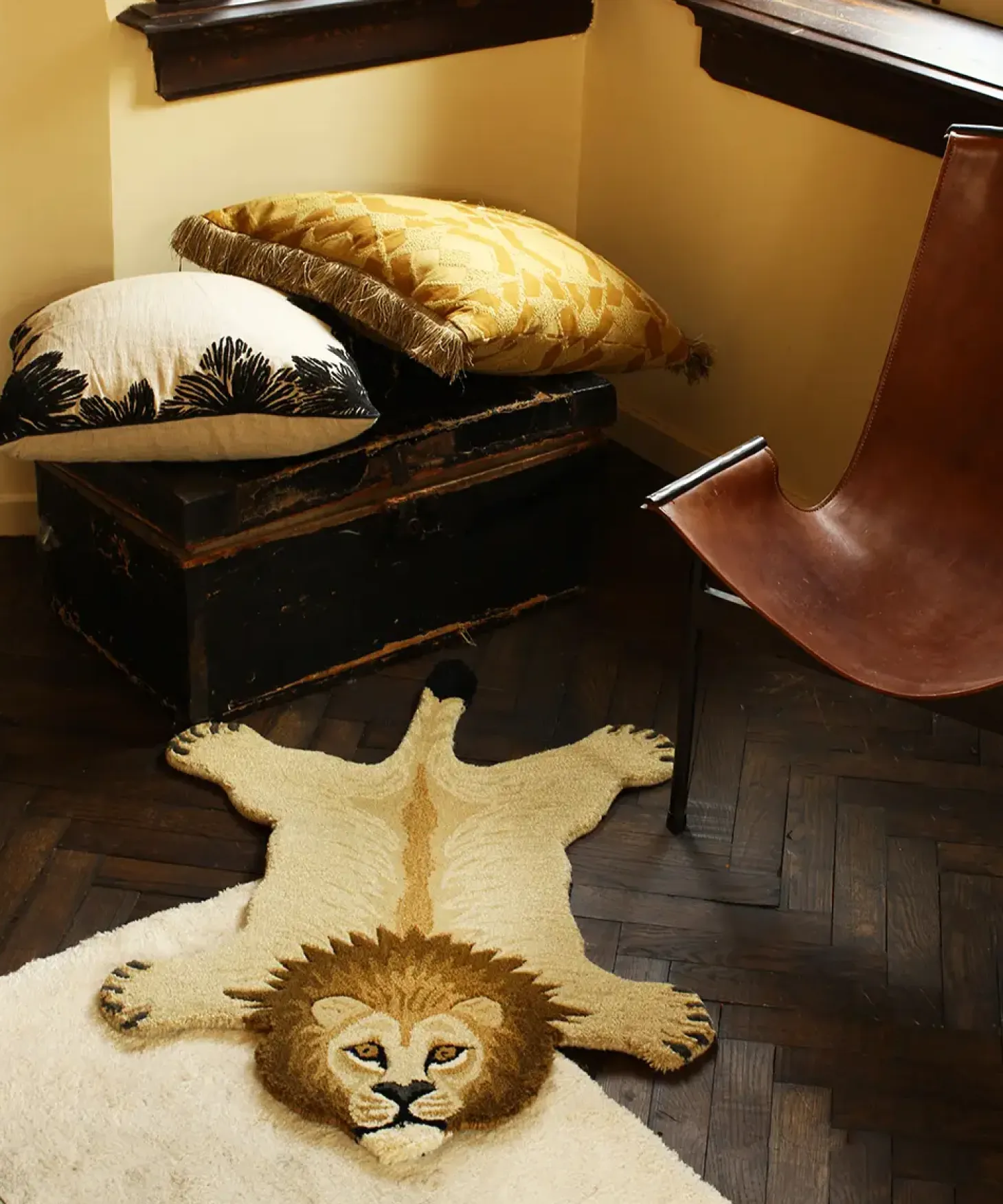 Doing Goods - Moody Lion Gulvtæppe - Small