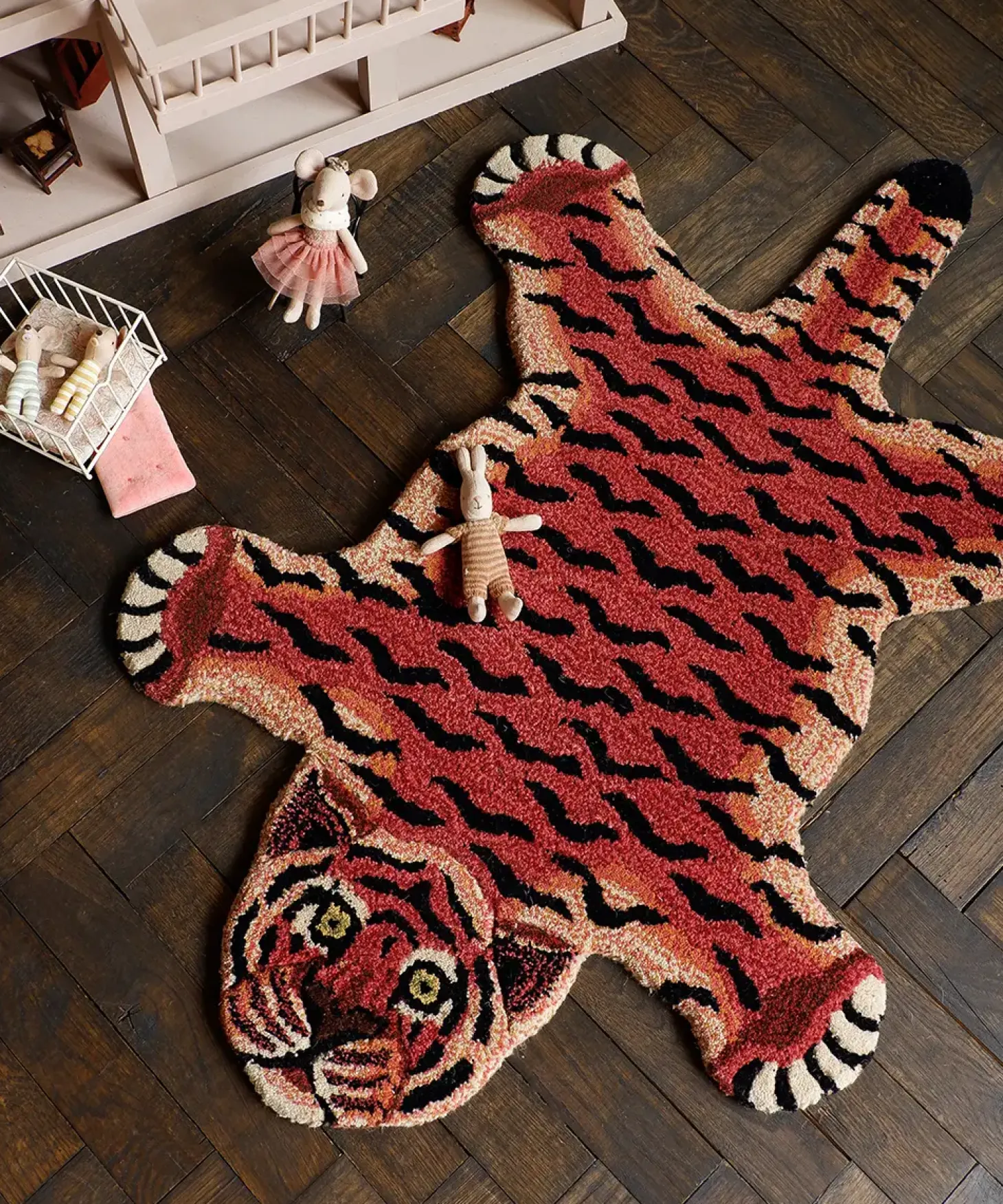 Doing Goods - Tula Wise Tiger Gulvtæppe - Small