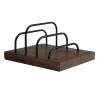 Dot Aarhus - Brass Dock - Tabletholder - Valnød/Sort