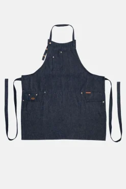 DutchDeluxes - 5 Pockets Forklæde - Slim Fit - Washed Grey Denim