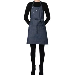 DutchDeluxes - 5 Pockets Forklæde - Slim Fit - Washed Grey Denim