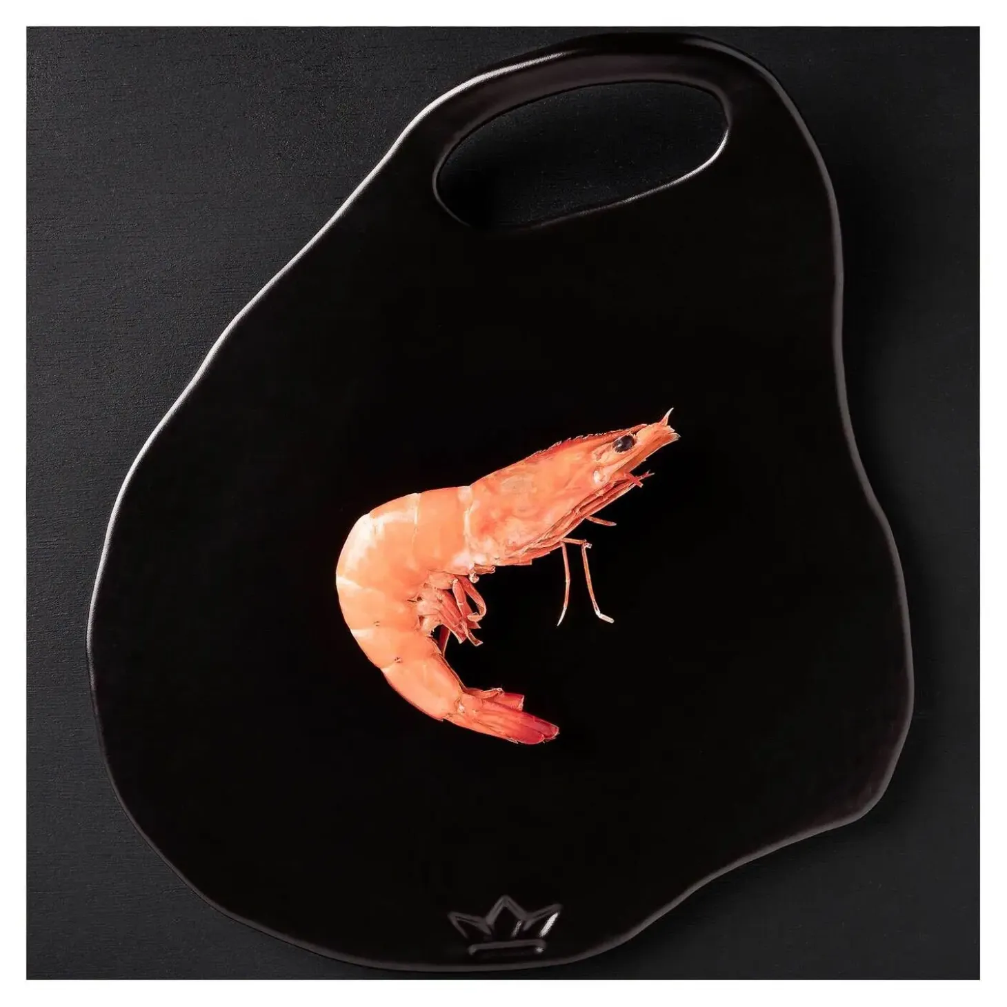 DutchDeluxes - Board plate/Tallerken - Lola - 28x23 cm - Sort