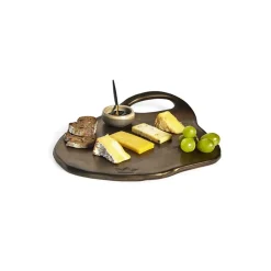 DutchDeluxes - Board plate/Tallerken - 28x23 cm - Platin