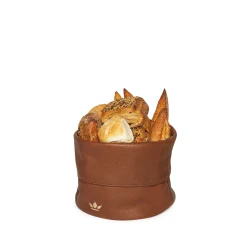 DutchDeluxes - Bread Basket Brødkurv - Ben - Vintage cognac læder