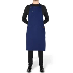 DutchDeluxes - Five Pockets Forklæde - Comfort Fit - Mørk Blå Denim