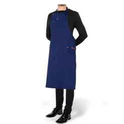 DutchDeluxes - Five Pockets Forklæde - Comfort Fit - Mørk Blå Denim