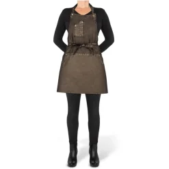 DutchDeluxes - Five Pockets Forklæde - Slim Fit - Goldish Black Denim