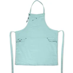 DutchDeluxes - Five Pockets Forklæde - Slim Fit - Azure Denim