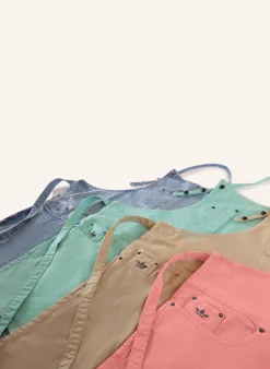 DutchDeluxes - Five Pockets Forklæde - Slim Fit - Azure Denim