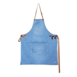 DutchDeluxes - Forklæde - BBQ Style - Washed Indigo Denim