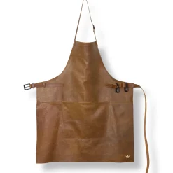 DutchDeluxes - Forklæde - BBQ Style - Vintage Cognac Læder